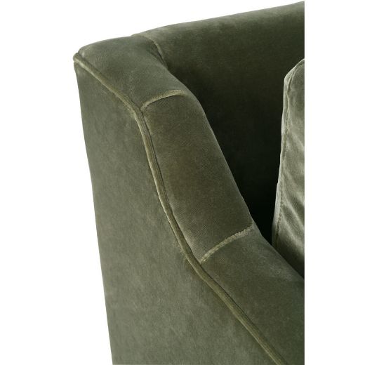 Picture of 90” Quick Ship Madeline Sofa - Antiqued Moss Velvet