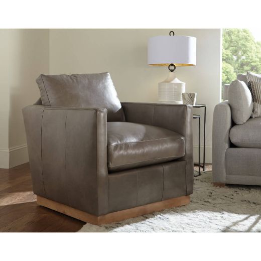 Picture of Allie Leather Swivel Chair