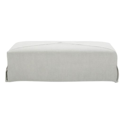 Picture of Dove Miles Slipcovered Ottoman