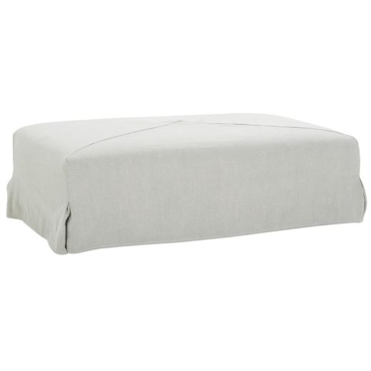 Picture of Dove Miles Slipcovered Ottoman