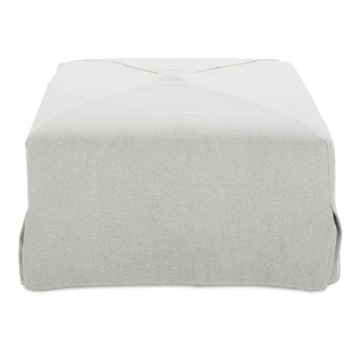 Picture of Dove Miles Slipcovered Ottoman