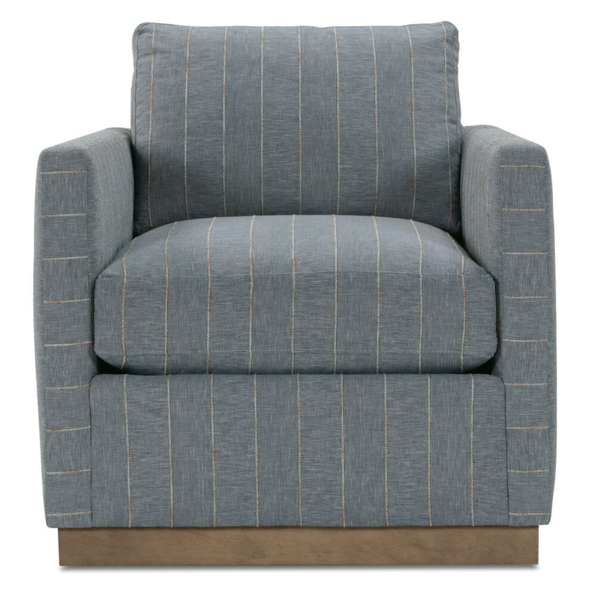Picture of Quick Ship Allie Swivel - Indigo Kid-proof Stripe