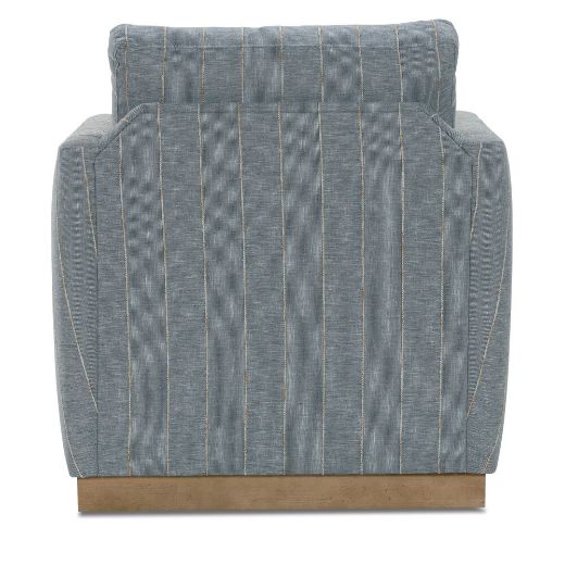 Picture of Quick Ship Allie Swivel - Indigo Kid-proof Stripe