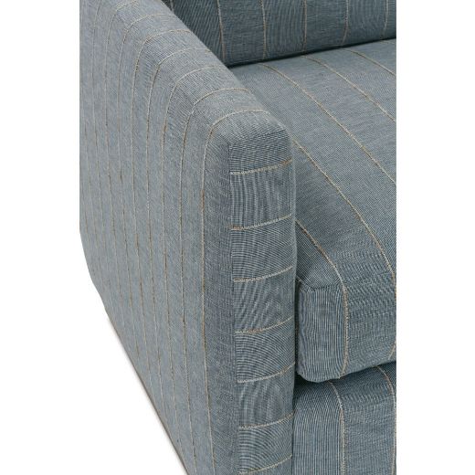Picture of Quick Ship Allie Swivel - Indigo Kid-proof Stripe