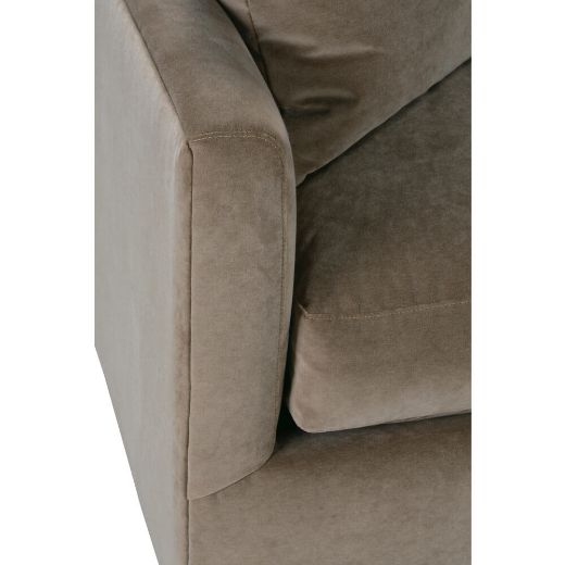 Picture of 89” Quick Ship Lilah Sofa - Fawn Brushed Velvet  