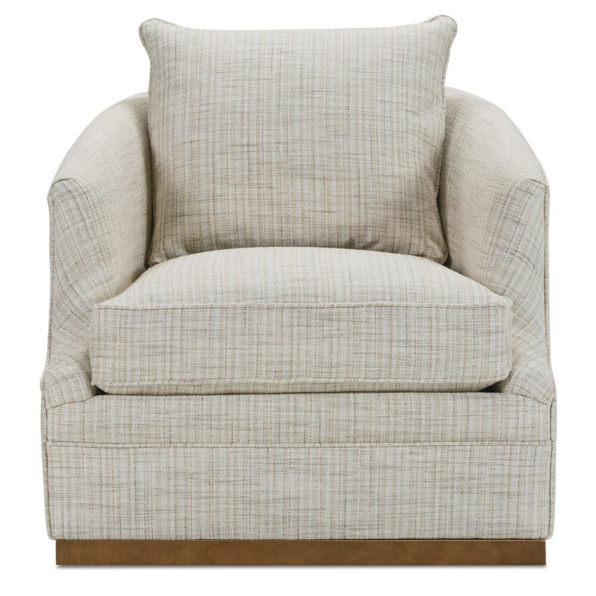 Picture of Emmerson Swivel Chair- Grass-Cloth Texture