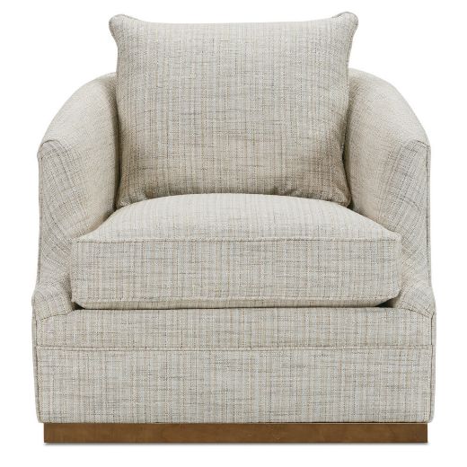 Picture of Emmerson Swivel Chair- Grass-Cloth Texture