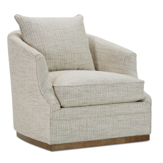 Picture of Emmerson Swivel Chair- Grass-Cloth Texture