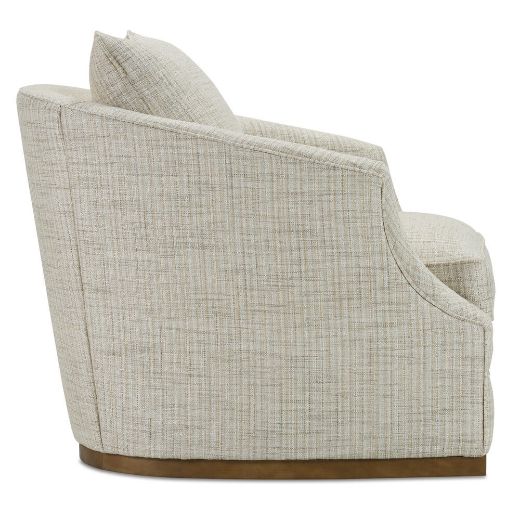 Picture of Emmerson Swivel Chair- Grass-Cloth Texture