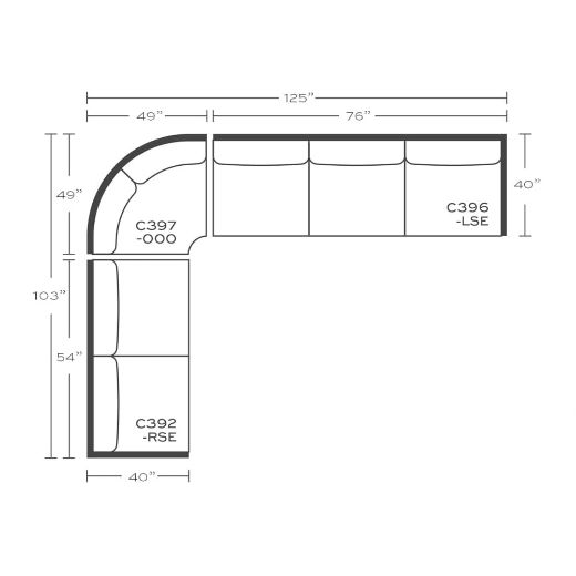 Picture of Masquerade Sectional