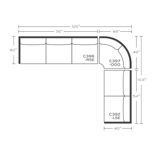 Picture of Masquerade Sectional