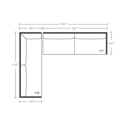 Picture of Bristol Slipcovered Sectional