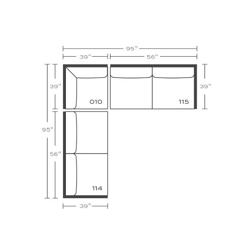 Picture of Cindy Slipcovered Sectional