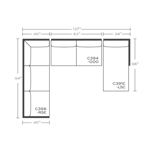 Picture of Masquerade Sectional