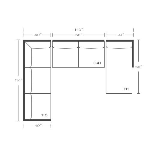 Picture of Aberdeen Slipcovered Sectional