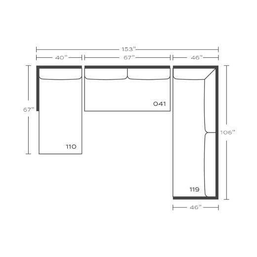 Picture of Bristol Slipcovered Sectional