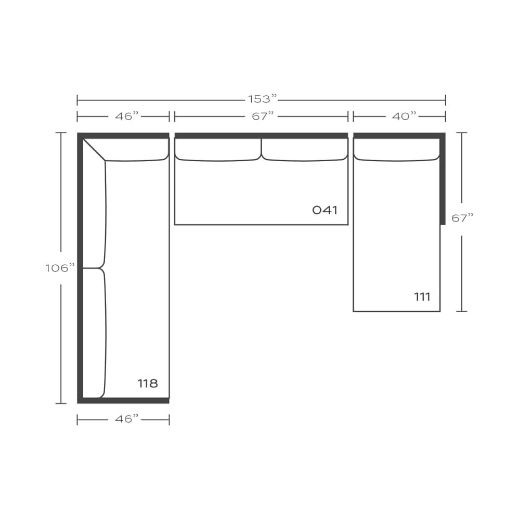 Picture of Bristol Slipcovered Sectional