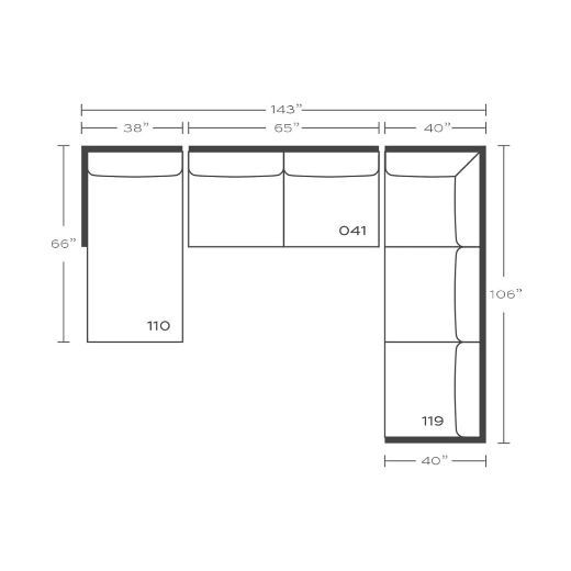 Picture of Lilah Slipcovered Sectional