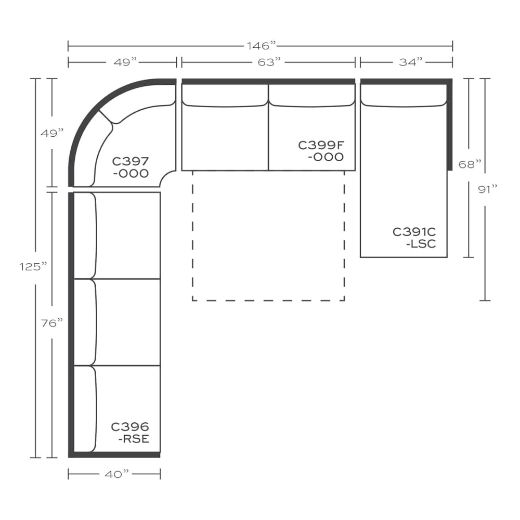 Picture of Masquerade Sectional