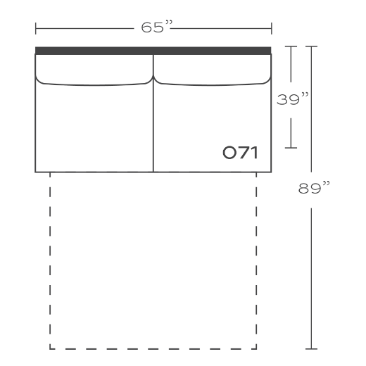 Picture of Comfort and Craft Large Armless