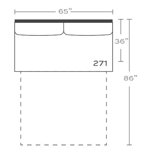 Picture of Comfort and Craft Large Armless