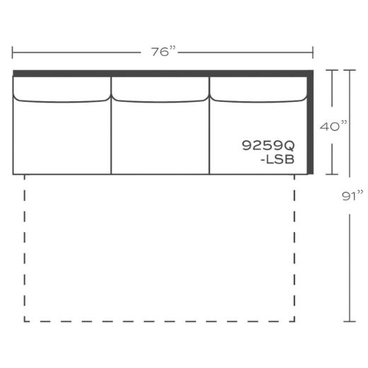 Picture of Brentwood Left Seated Ends