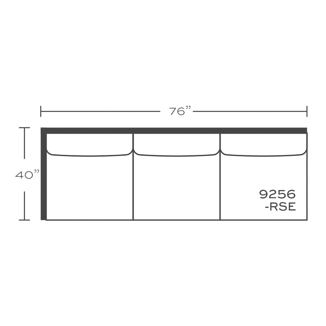Brentwood Right Seated Ends - Rowe Furniture
