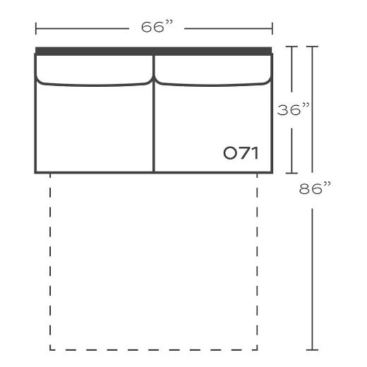 Picture of Comfort and Craft Large Armless