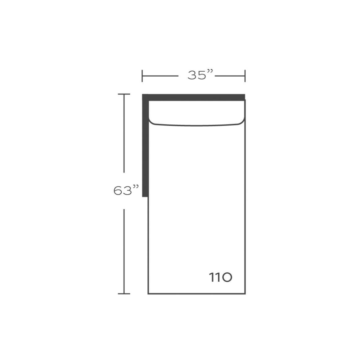 Picture of Cadence Right Seated Ends