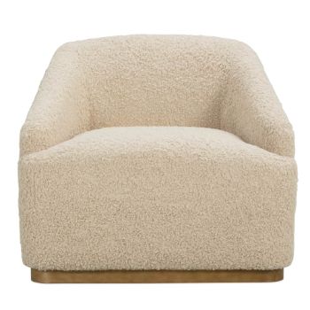 Picture of Neutral Boucle Bernie Swivel Chair